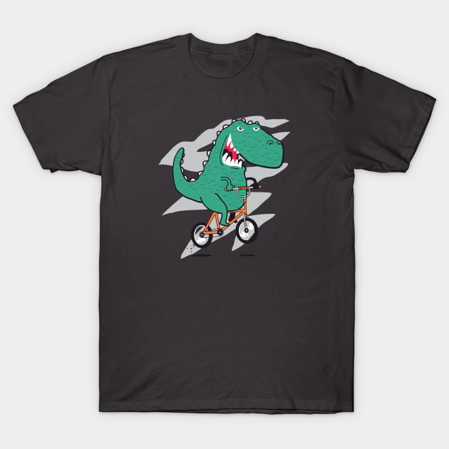 The Last BMX Bandit (T-rex) T-Shirt by Jumpy